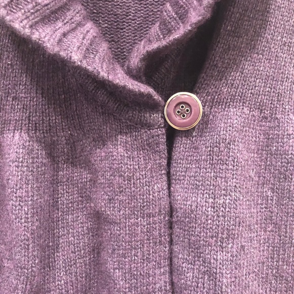 Aritzia Talula Purple Wrap Knit Cardigan Size M - Picture 10 of 10